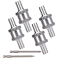 Liwein 4 Válvula de Retención Combustible Sin Retorno 14mm 16mm Unidireccional Aluminio Válvula Antirretorno Gasolina…